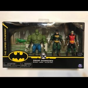 The Caped Crusader DC Swamp Showdown Batman, Robin